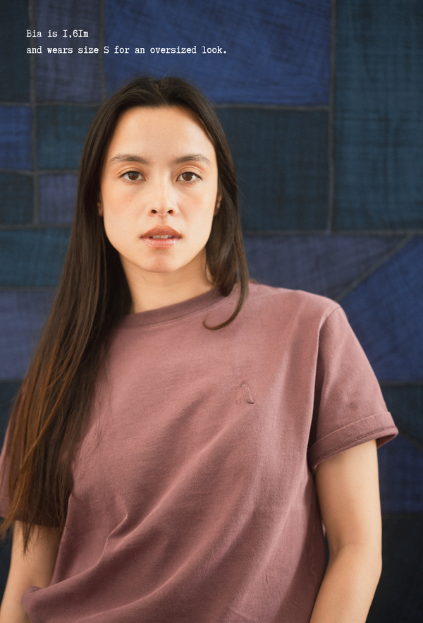 ACID WASH T-SHIRT | BORDEAUX