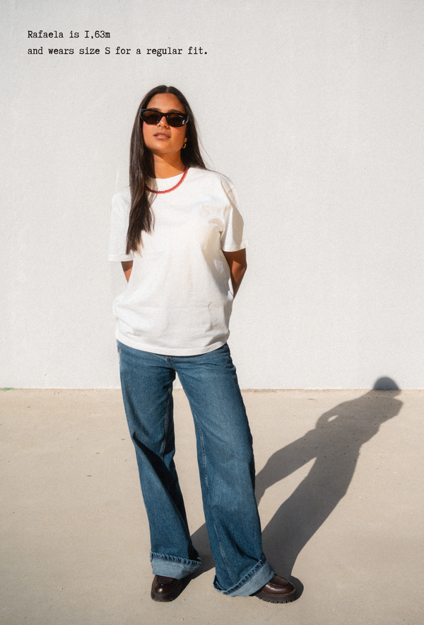 ACID WASH T-SHIRT | RAW WHITE
