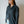 BOMBAZINE OVERSHIRT | NAVY BLUE