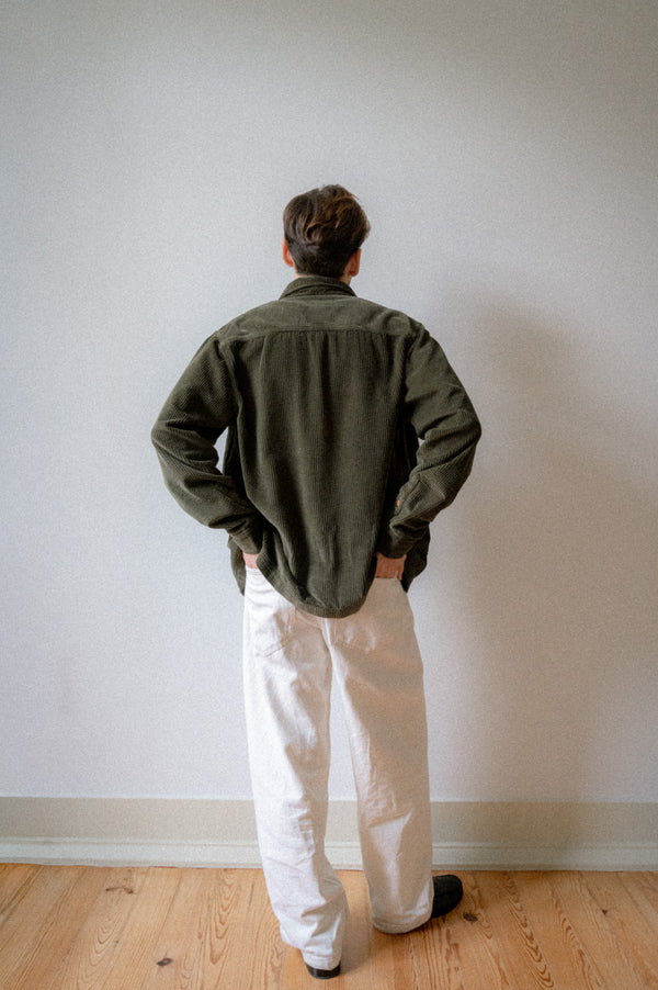 BOMBAZINE OVERSHIRT | GREEN