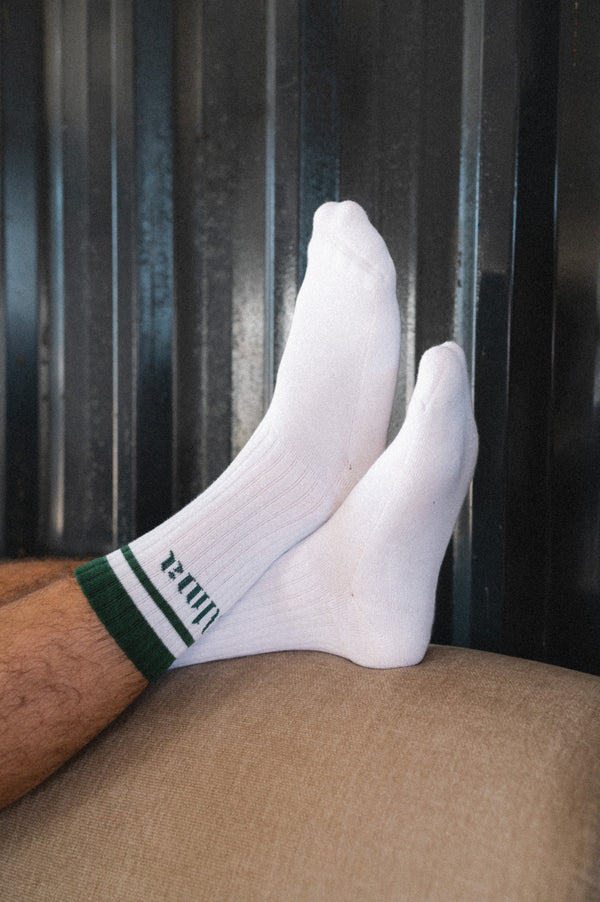 SOCKS | GREEN STRIPES