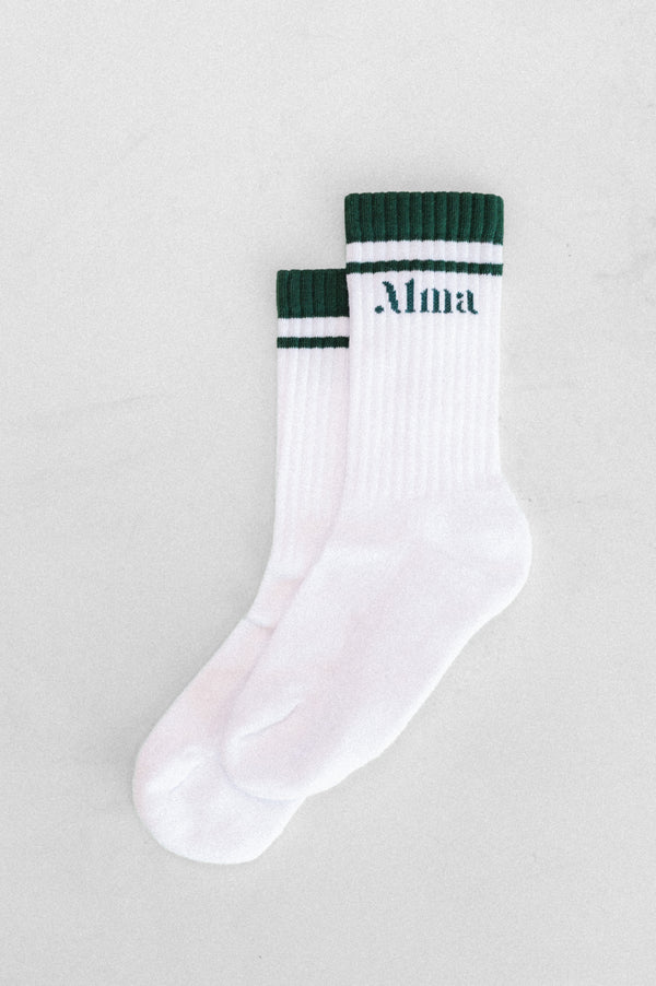 SOCKS | GREEN STRIPES