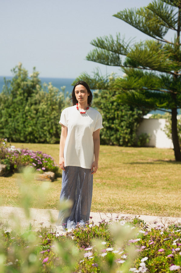 ACID WASH T-SHIRT | RAW WHITE