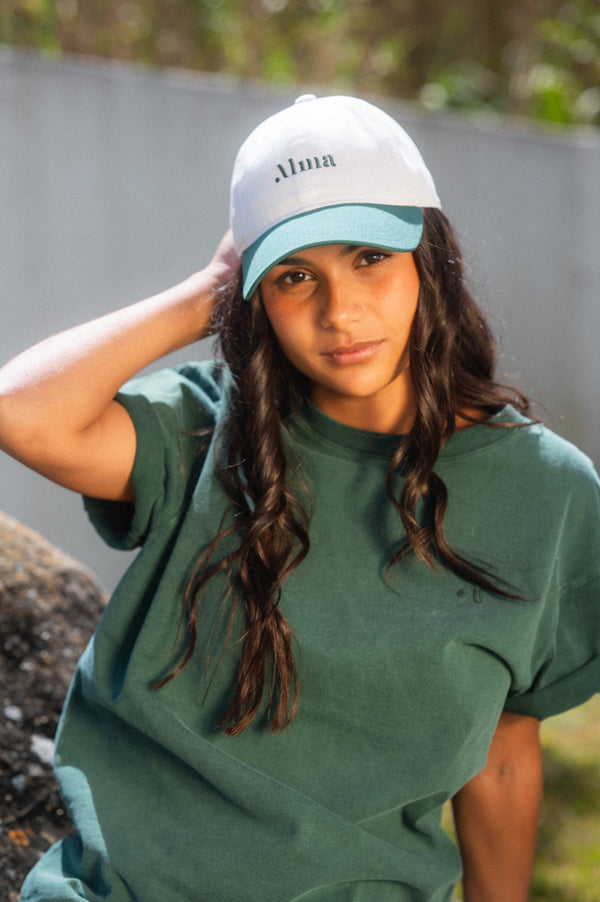 ACID WASH T-SHIRT | FOREST GREEN