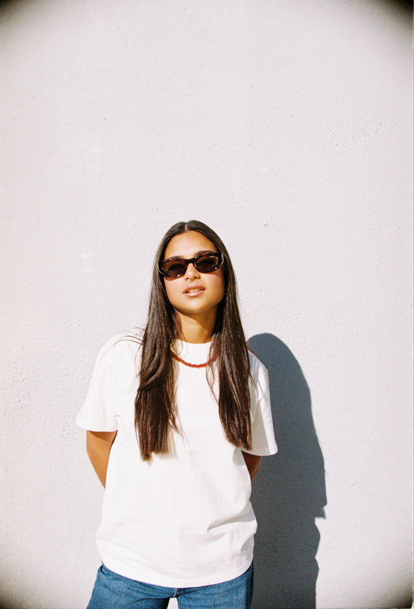 ACID WASH T-SHIRT | RAW WHITE
