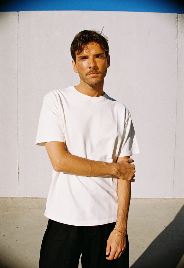 ACID WASH T-SHIRT | RAW WHITE